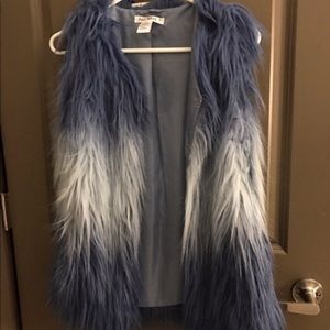 SOLD Ombré fur vest